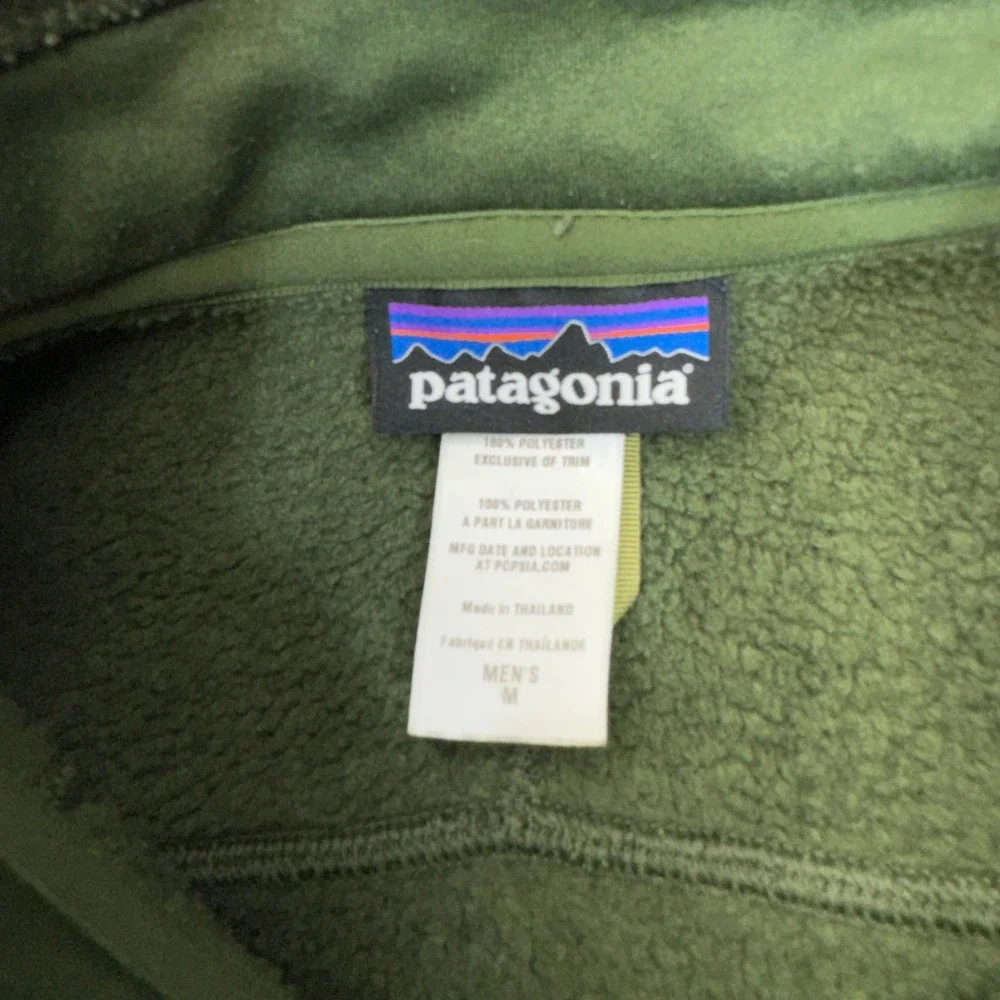 Patagonia Better Sweater 1/4 Zip Mens Medium Green Fleece Pullover Gorpcore